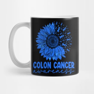 We Wear Blue Colon Cancer Awareness Mug